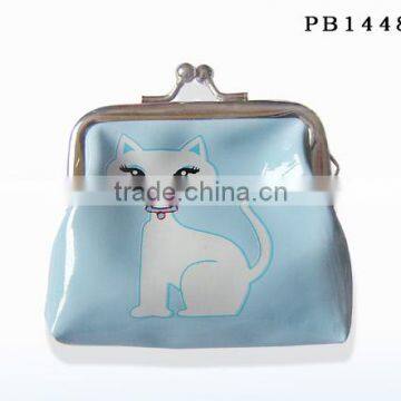 Alibaba China Latest Leather Purse coin purse wallet animal design wallet