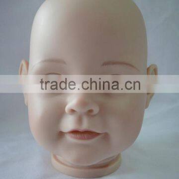 factory reborn Vinyl doll head be made of dolls