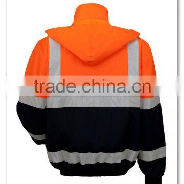 High Visibility Mens Waterproof Bomber Jacket photo-3
