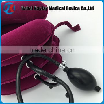 Innovative health care full flannel easy use 3 layers air neck traction by china alibaba italian