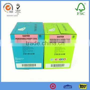 Fashion OEM design full manufacturers paper small color printing cardboard corrugated box