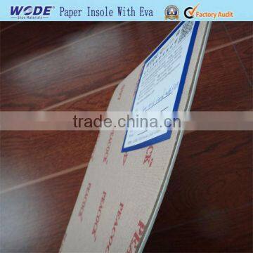 hard color paper sheet with EVA,paper insole sheet with EVA,shoes material