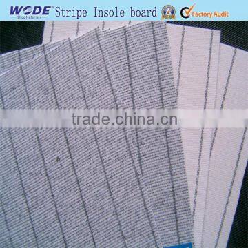 Good Quality While Stripe Insole Board for Shoe Insole Making Materials