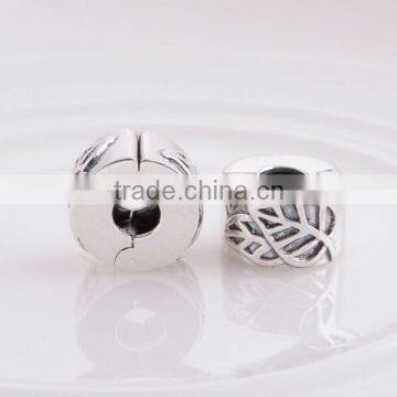 925 sterling silver clip lock stopper beads