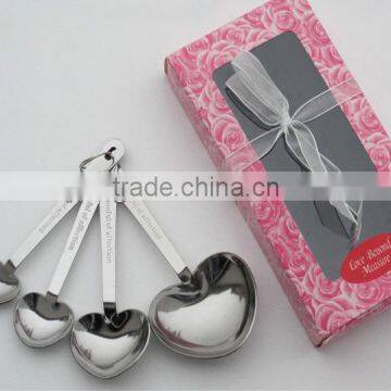 Stainless Steel Measuring spoon in heart shape