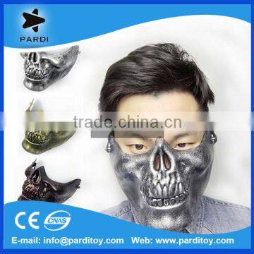 Halloween scary mask half face skull mask