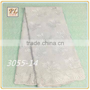 2015 New Design Top Sale Swiss Cotton Applique Lace