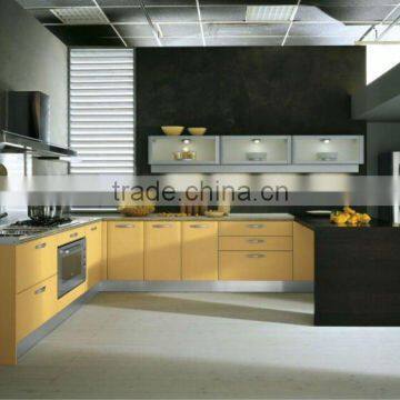 Color lacquer painted kitchen cabinet