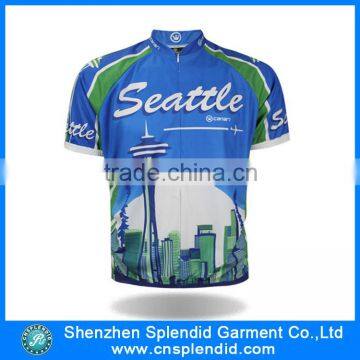Wholesale cycling jersey summer bike jersey customized cycling shirt