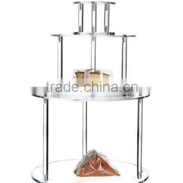 Wholesale 3 tier Acrylic wedding cake stand