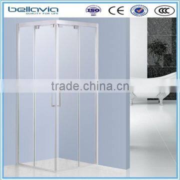 bathroom shower 6mm clear glass 8012adjustable sliding shower stall