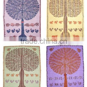 Handmade embroidered tree Tapestry Wall Hangings