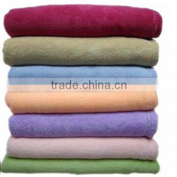 solid color polar fleece blanket