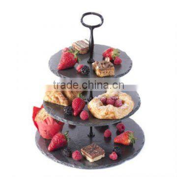 3 tier slate cake stand wedding cake stand