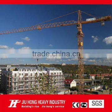 CE,ISO certificated Beijing Jiuhong Brand flat top QTZ tower crane