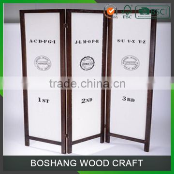 BOSHANG Antique Wooden Wall Room Divider