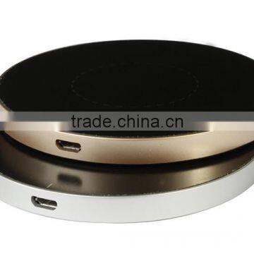 Micro USB qi Wireless Charger Metal Charger For Iphone Charger Portable Wireless Charger