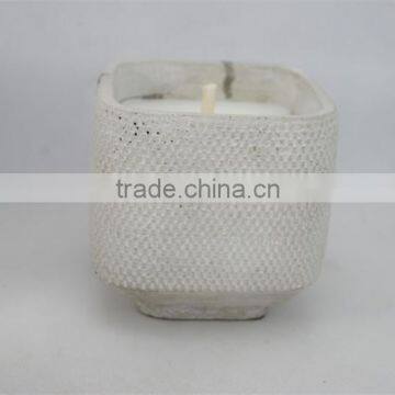 525 Made in china cement tank monochrome unscented candles