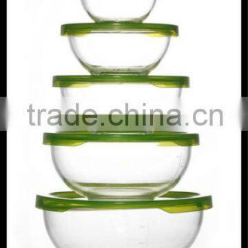 hot sale Pyrex Mix Salad Bowl With PP Lids