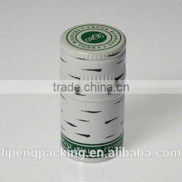 Aluminium-Plastic Designable bottle caps used in Vodka, Whisky, Blendy, Beverage