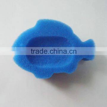 Fish Shape Loofah Soap Holder Cleaning Scouring Pad Animal Sponge
