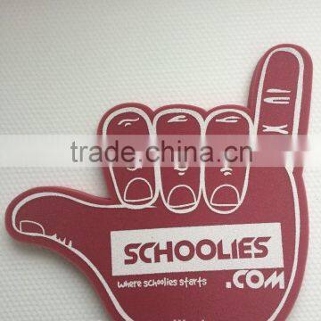 cheering foam hand foam middle finger custom foam finger for game cheering