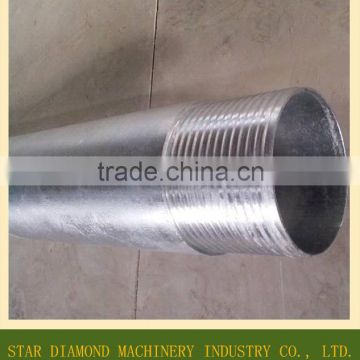 7" Galvanized drill rods, 178mm galvanized drill pipes