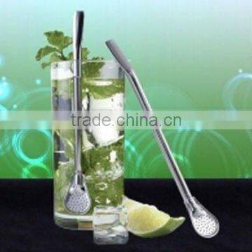 High quality stainless steel straw spoons