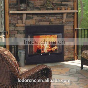 YN-050 Steel Plate Wooden Fireplace photo-3