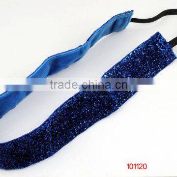 shinny glitter fabric headband