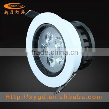 5w recessed downlight light led with macromolecule plastic 500lm CE RoHs approval