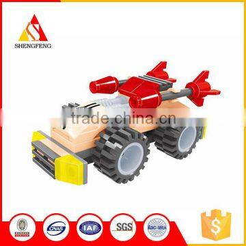 Directly export Chenghai rocket car building block set