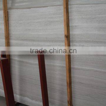 Hot-sale grade A white wood marble; Cut-to-size marble tiles & slabs