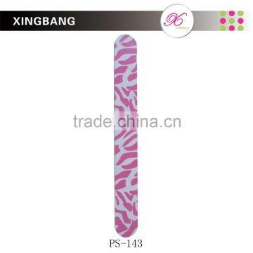 Hot Sale Nail File, Manicure Tools With Pink And White Zebra Design, Salon Trimmed Nail Tools