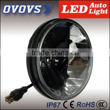 7inch 30W Led Headlight with day running light&Turn Signal for Je-ep Har-ley offroad 4x4
