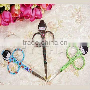 2013 Collection!!Ladies Multicolor Fancy&Funny Mini Spring Hair Scissors