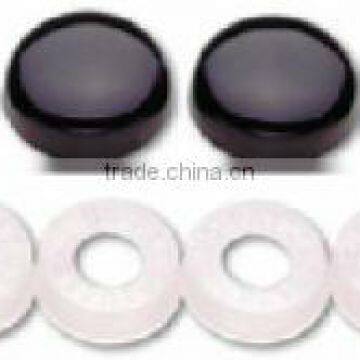 Black License Plate Screw Covers