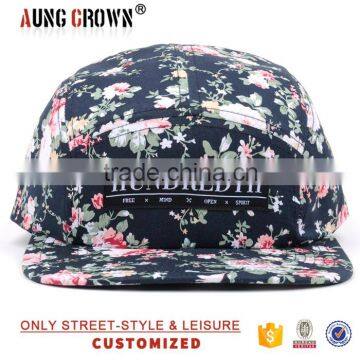 custom 5 panel adjustable cap