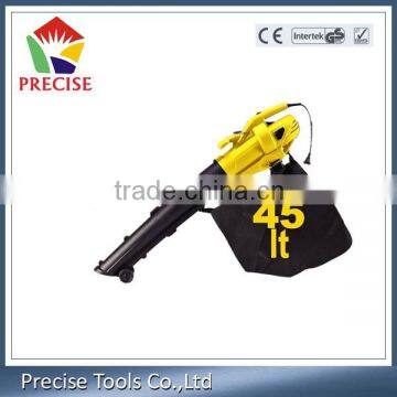 2000W 45L 3 Function Electric Leaf Blower Shredder Vacuum