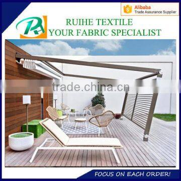 China Supplier waterproof polyester outdoor awning canvas