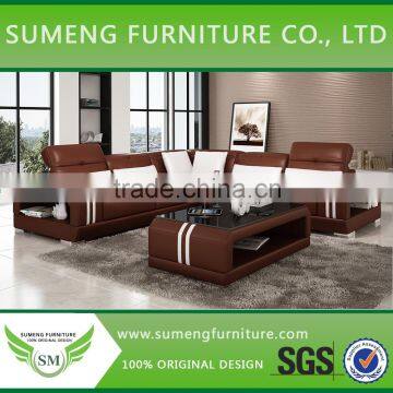 Brown italy soft line sofa, african lounge sofa, heated sofa