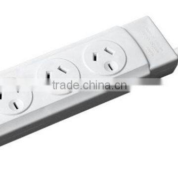 Power Strips 4 OUTLET POWER BOARD Australian SAA extension cord 10A 250V cable 4V-75 3X1.0 Australian SAA cable 1.0m white