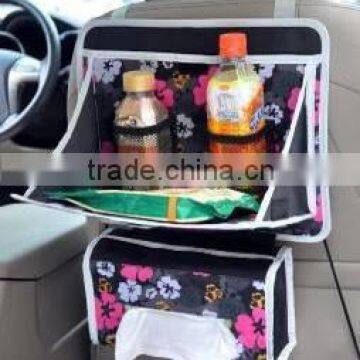 Creative Car Organizer with printing flowers