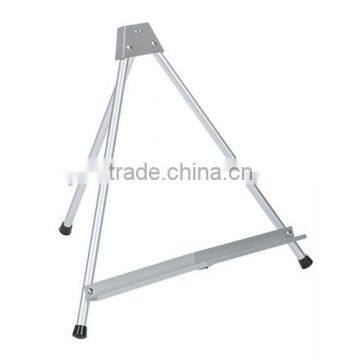 Collapsible Folding Frame Tabletop Easel with Portable Design - Silver