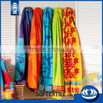 China manufacturer cotton reactive printed beach towels wholesale bulk                        
                                                Quality Choice