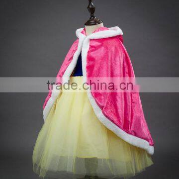 wholesale frozen cape winter princess cape with hood