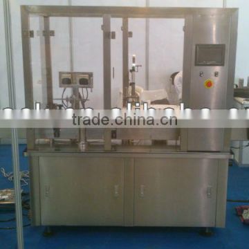 High speed vial filling and capping machine