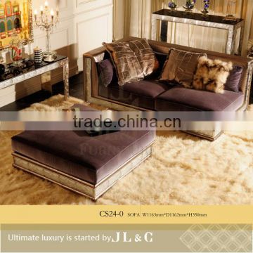 JS14-22 Rightarm Sofa Crystal Sofa Set in Living Room From JL&C Luxury Home Furniture New sofa designs 2015(China Supplier)