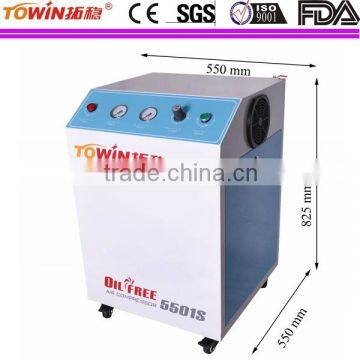 Mobile portable Oil less air compressor