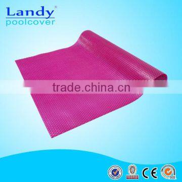 pink color waterproof anti-UV plastic outdoor thermal bubble plastic pool cover